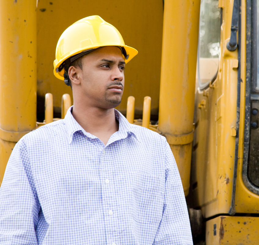 Construction worker injured at work